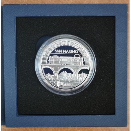 Euromince mince 10 Euro San Marino 2023 - Staré mesto San Marína (P...