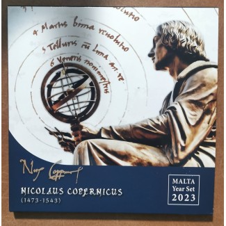 Euromince mince Malta 2023 sada s 2 Euro mincou Copernicus (BU)