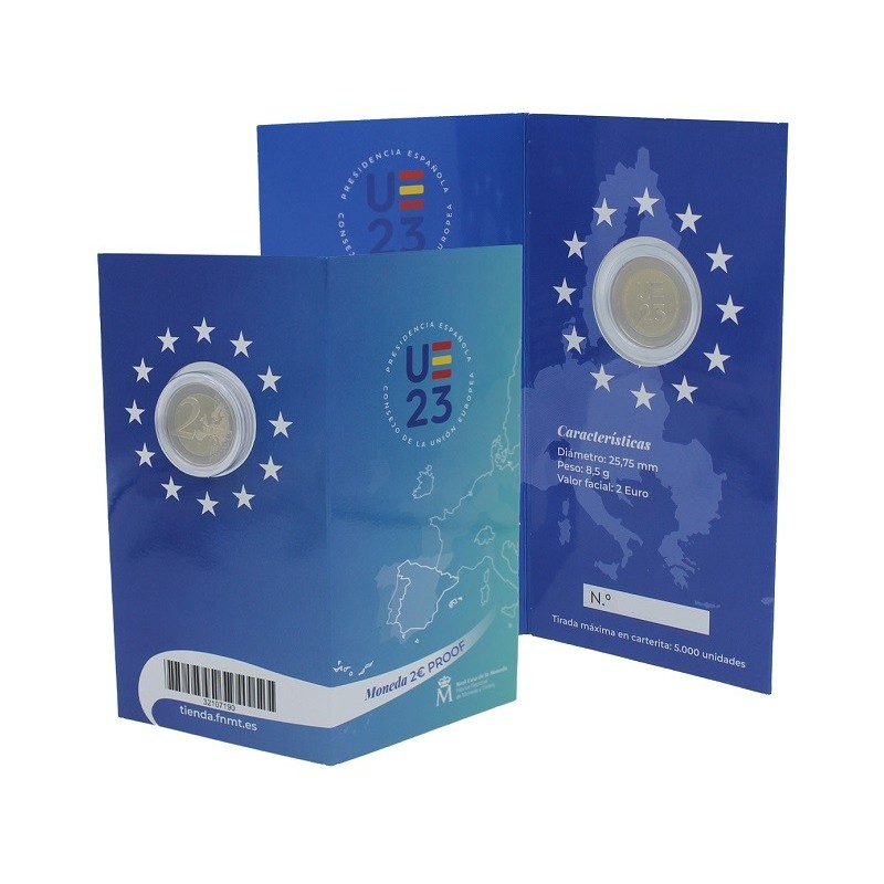 euroerme érme 2 Euro Spanyolország 2023 - Az EU elnökség (Proof)