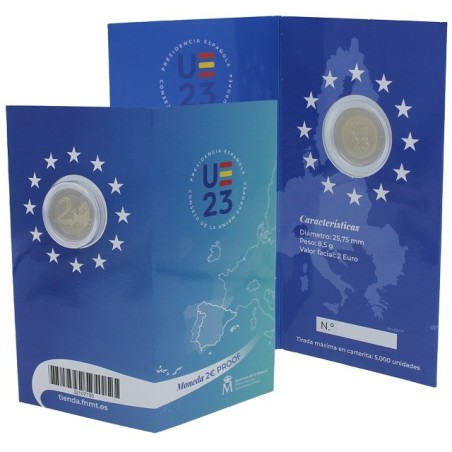 eurocoin eurocoins 2 Euro Spain 2023 - EU presidency (Proof)