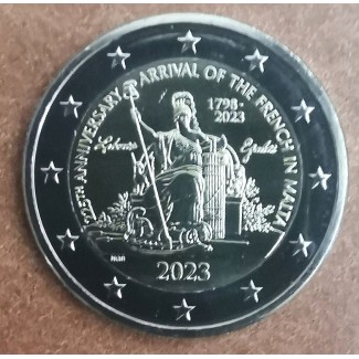 euroerme érme 2 Euro Málta 2023 - A franciák Máltára való érkezése ...