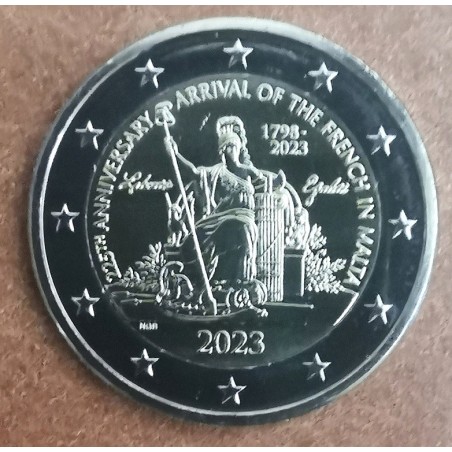 Euromince mince 2 Euro Malta 2023 - Príchod Francúzov na Maltu (UNC)