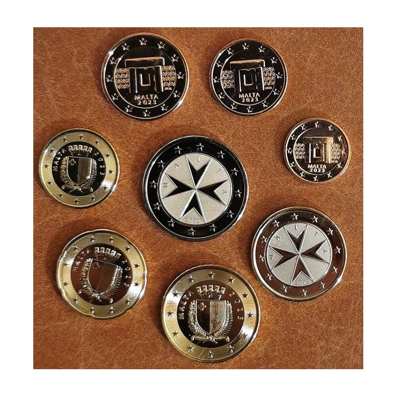 Euromince mince Malta 2023 sada 8 euromincí (UNC)