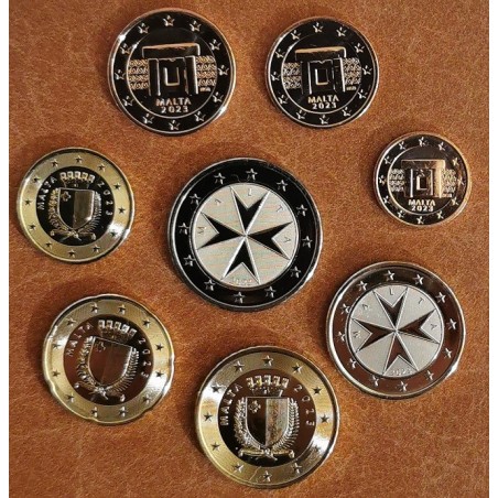 eurocoin eurocoins Malta 2023 set of 8 eurocoins (UNC)