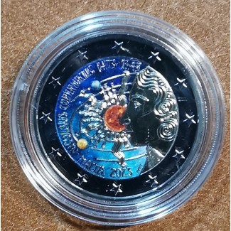 Euromince mince 2 Euro Malta 2023 - Nicolaus Copernicus (farebná UNC)