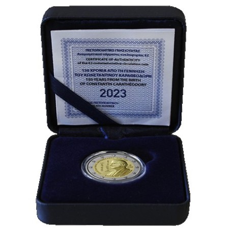 Euromince mince 2 Euro Grécko 2023 - Constantin Carathéodory (Proof)