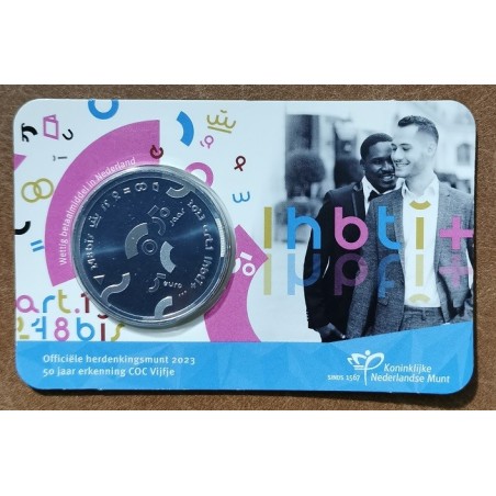 Euromince mince 5 Euro Holandsko 2023 - 50 rokov LGBTI organizácie ...