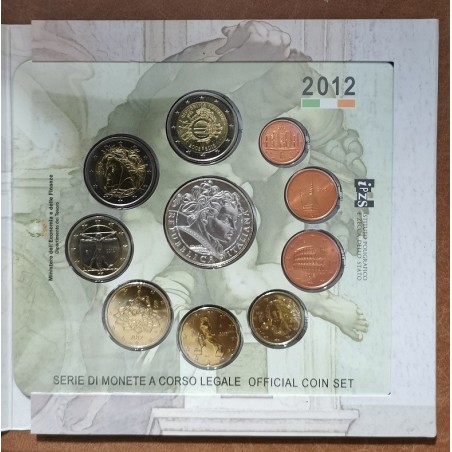 eurocoin eurocoins Italy 2012 official set with commemorative 2 and...