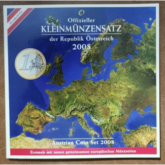 Euromince mince Rakúsko 2008 sada 8 mincí (BU)
