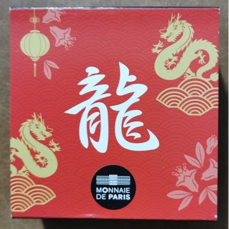euroerme érme 10 Euro Franciaország 2024 - A sárkány éve (Proof)