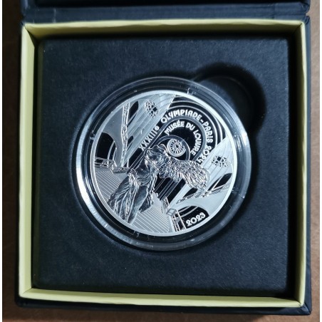 eurocoin eurocoins 10 Euro France 2023 - Paris 2024: Louvre (Proof)