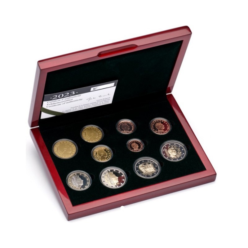 euroerme érme Elővétel Luxemburg 2023 - 10 részes forgalmi sor (Proof)