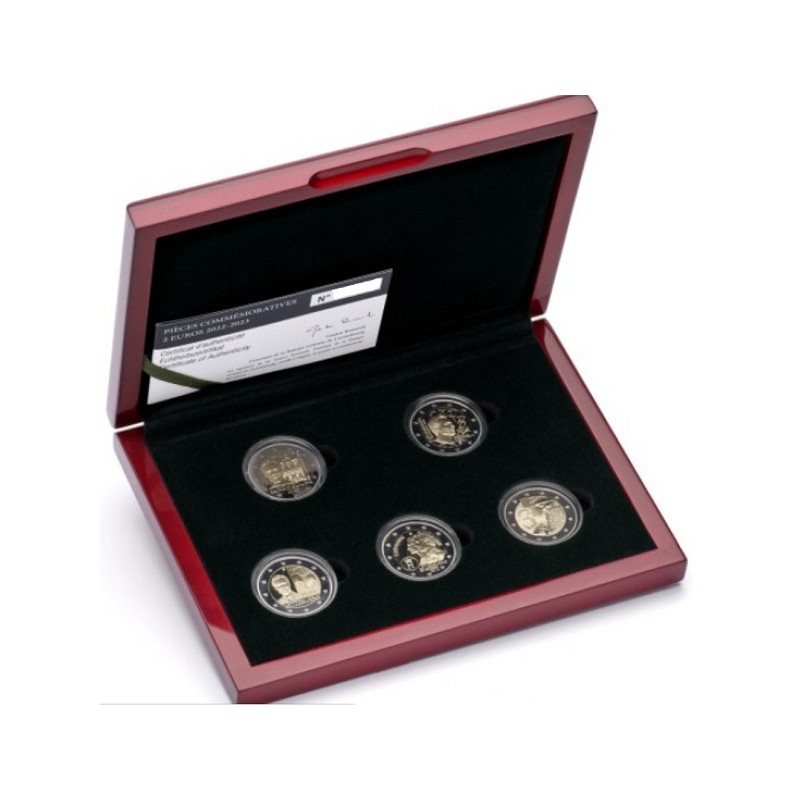 eurocoin eurocoins Luxembourg 2023 set of 10 Euro coins (Proof)