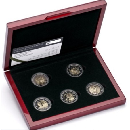 eurocoin eurocoins Luxembourg 2023 set of 10 Euro coins (Proof)