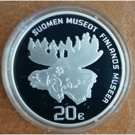 Euromince mince 20 Euro Fínsko 2023 - Združenie fínskych múzeí (Proof)