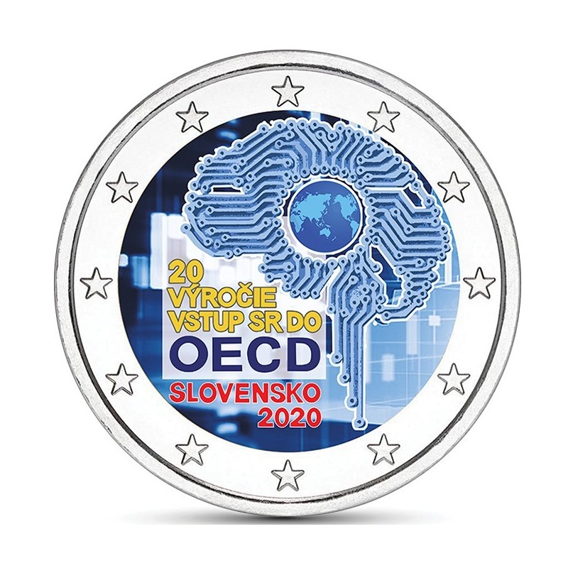euroerme érme 2 Euro Szlovákia 2020 - Az OECD tagság 20. évfordulój...