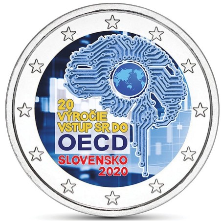 euroerme érme 2 Euro Szlovákia 2020 - Az OECD tagság 20. évfordulój...