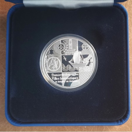 Euromince mince 10 Euro Belgicko 2023 - Hanzovné mestá v Belgicku (...