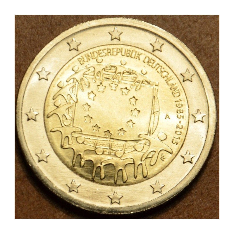 Euromince mince 2 Euro Nemecko 2015 \\"A\\" 30 rokov Europskej vlaj...