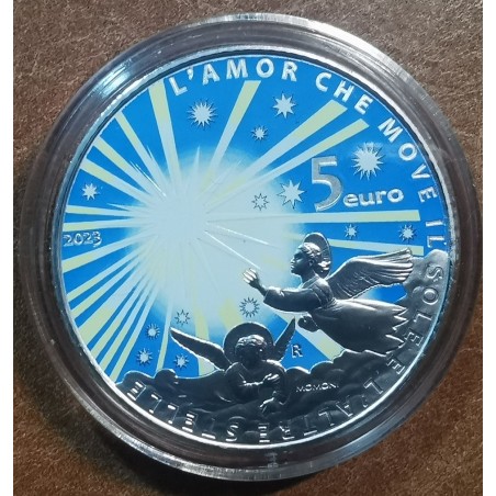euroerme érme 5 Euro Olaszország 2023 - Dante Paradiso (BU)