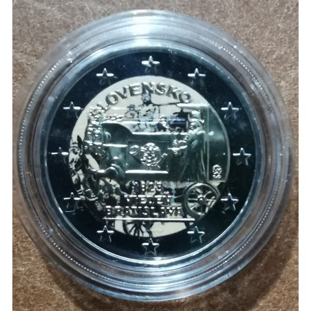 Euromince mince 2 Euro Slovensko 2023 - Expresná pošta Viedeň – Bra...