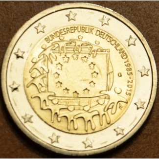 Euromince mince 2 Euro Nemecko 2015 \\"G\\" 30 rokov Europskej vlaj...