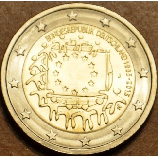 Euromince mince 2 Euro Nemecko 2015 \\"J\\" 30 rokov Europskej vlaj...