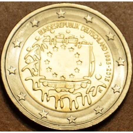 eurocoin eurocoins 2 Euro Germany 2015 \\"J\\" 30 years of European...
