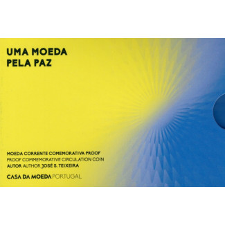 Euromince mince 2 Euro Portugalsko 2023 - Mier medzi národmi (Proof)