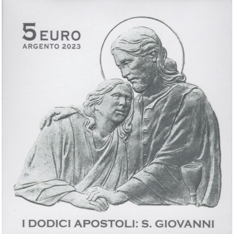 eurocoin eurocoins 5 Euro Vatican 2023 - Saint John (Proof)
