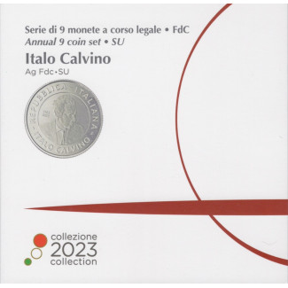 eurocoin eurocoins Italy 2023 set of 9 coins (BU)