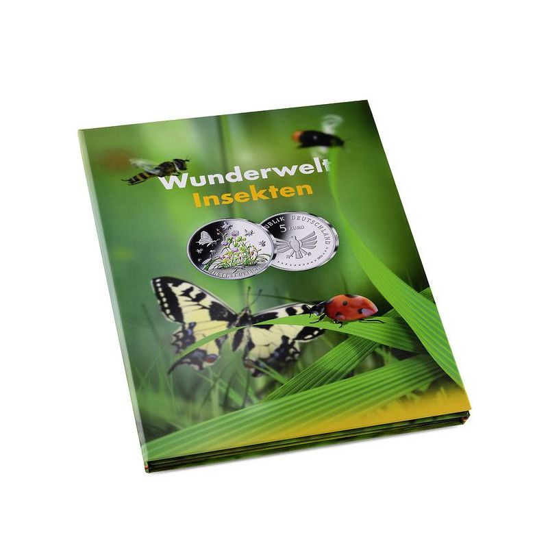 Leuchtturm album for German 5 Euro coins Wonderful World of Insects