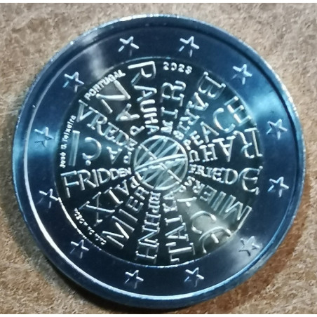 Euromince mince 2 Euro Portugalsko 2023 - Mier medzi národmi (UNC)