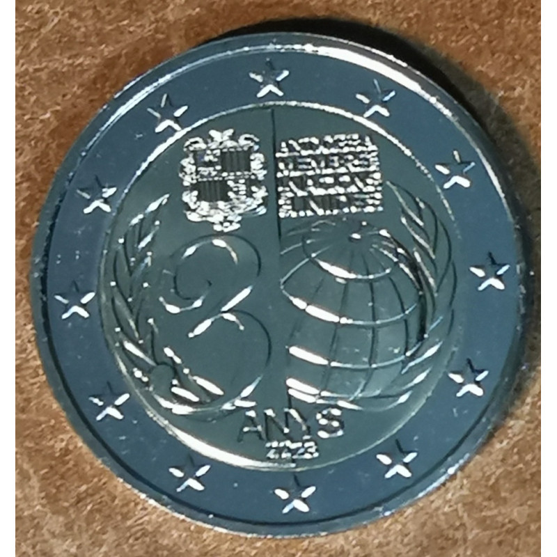 2 Euro Andorra 2023 - Az ENSZ tagság 30 éve (UNC)