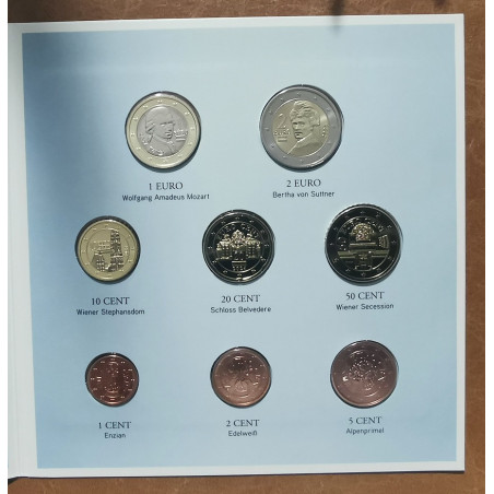 Austria 2024 set of 8 coins Bad Ischl (BU)