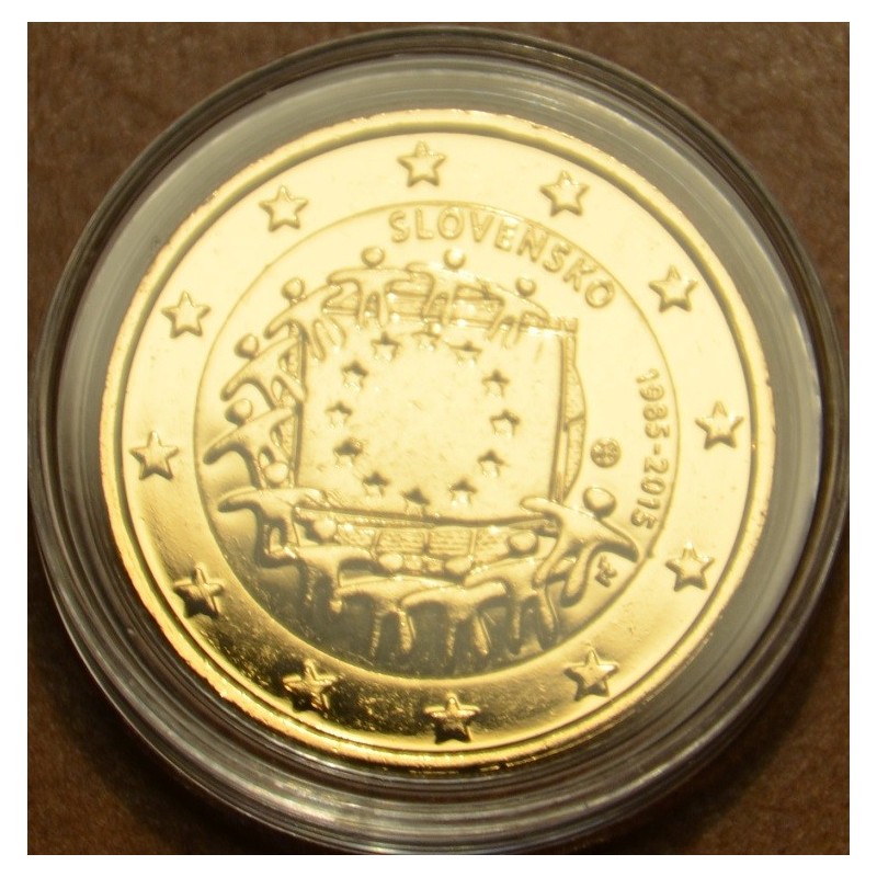 Euromince mince 2 Euro Slovensko 2015 - 30 rokov Europskej vlajky (...
