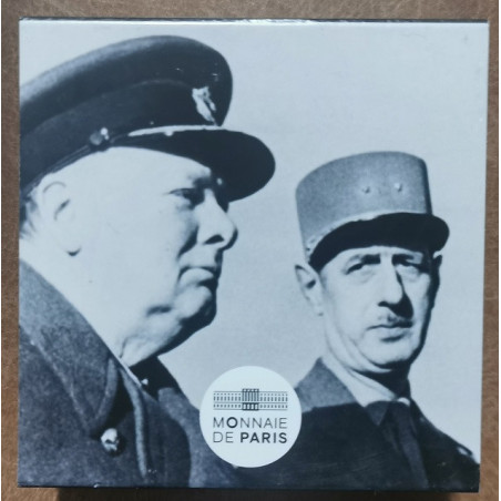 10 Euro France 2021 - Charles de Gaulle and Winston Churchill (Proof)
