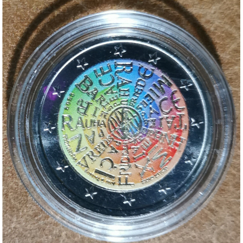 2 Euro Portugal 2023 - Peace Among Nations III. (colored UNC)