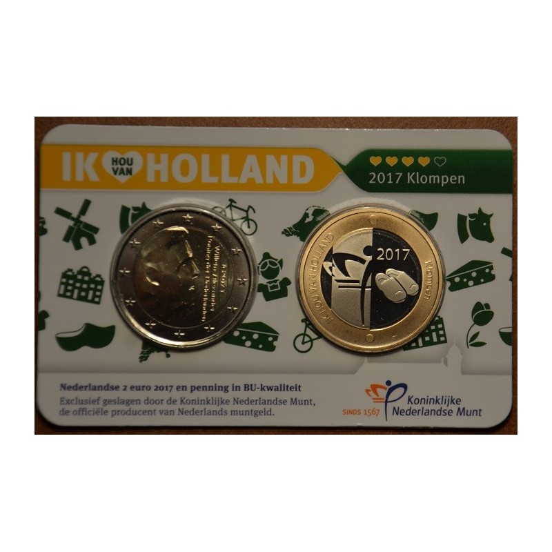 euroerme érme 2 Euro Hollandia 2017 - Holland coin fair (BU)