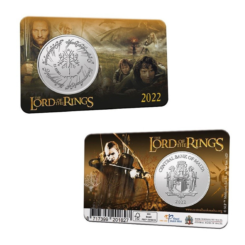 2,5 Euro Malta 2022 - Lord of the Rings (BU)