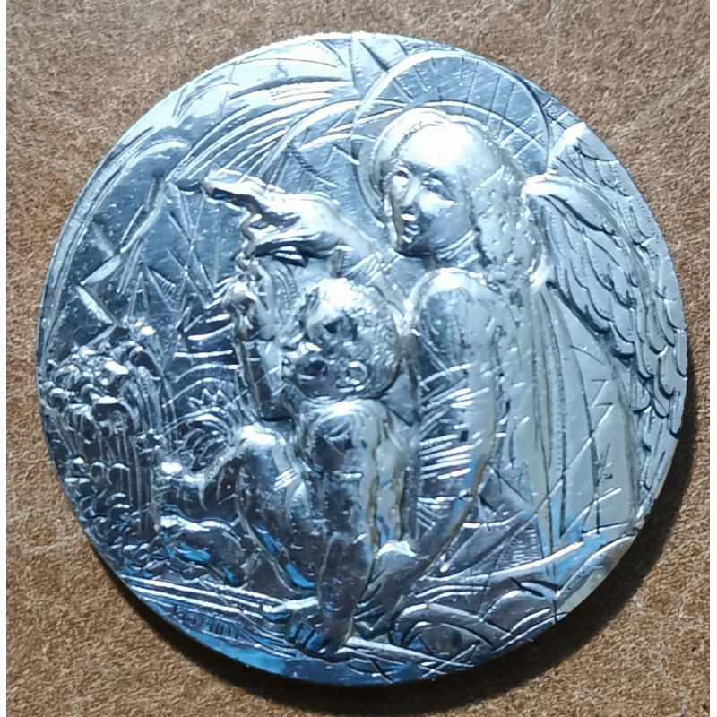 Vatican 2003 silver medal - Homage to Leonardo (UNC)