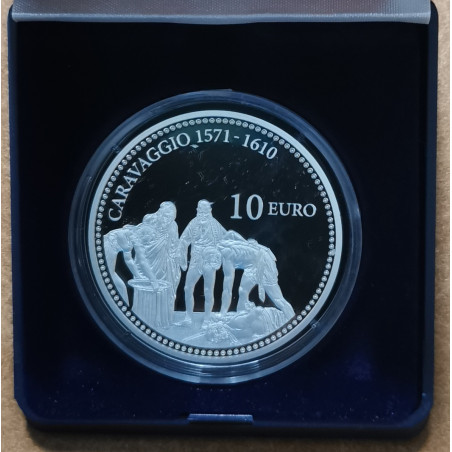 10 Euro Malta 2022 - Caravaggio: Sťatie hlavy svätého Jána (Proof)