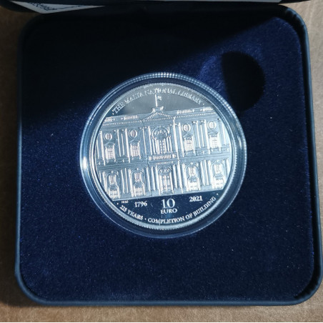 10 Euro Malta 2021 - A Bibliotheca épülete (Proof)