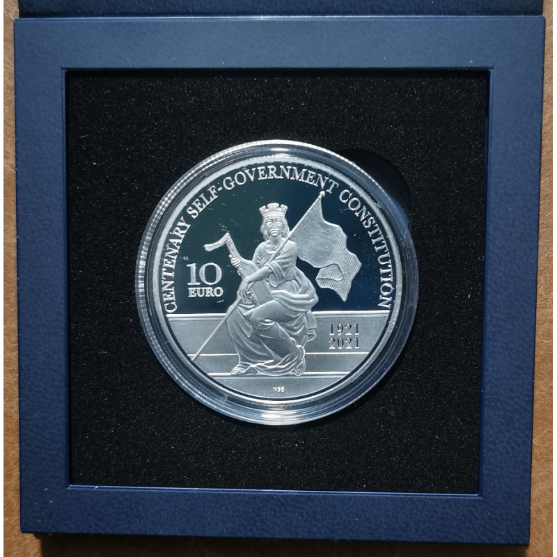10 Euro Malta 2021 - Ústava samosprávy (Proof)