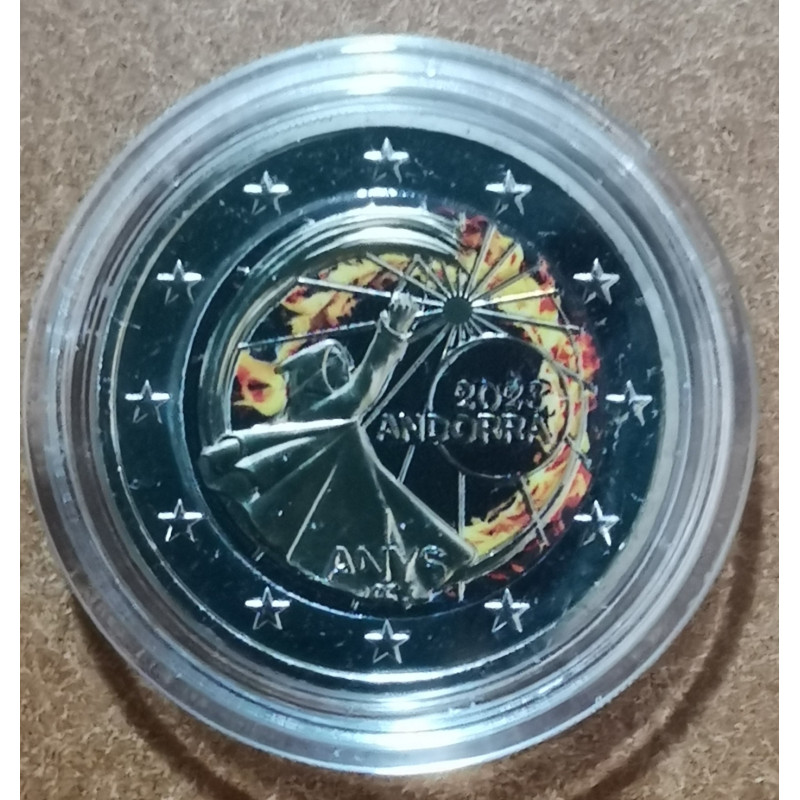 2 Euro Andorra 2023 - Summer solstice II. (colored UNC)