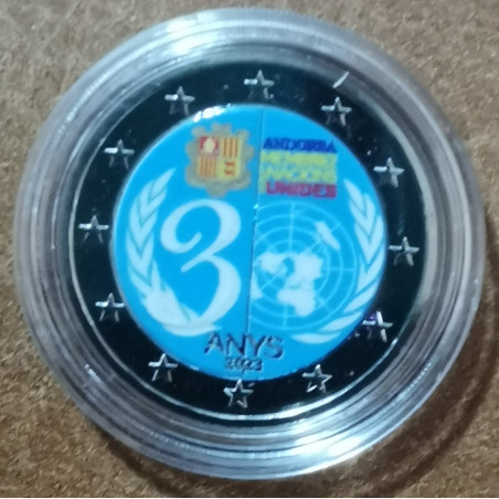2 Euro Andorra 2023 - UN membership II. (colored UNC)