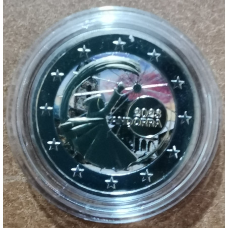 2 Euro Andorra 2023 - Letný slnovrat IV. (farebná UNC)