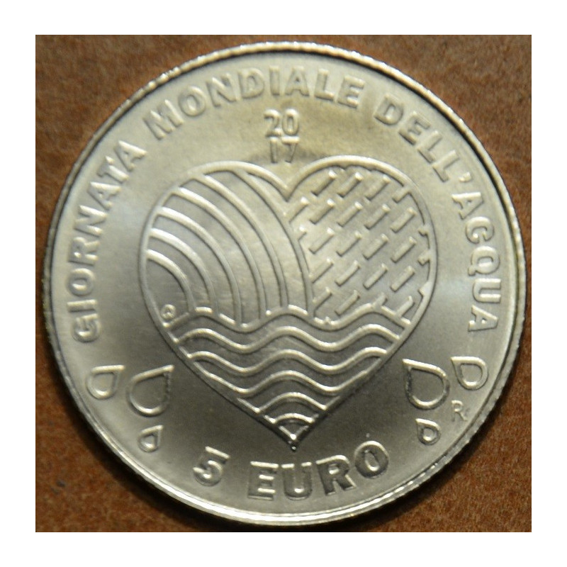 5 Euro San Marino 2017 - A víz napja (BU)