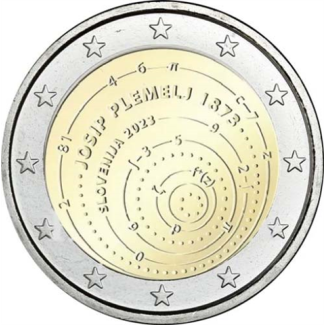 2 Euro Szlovénia 2023 - Josip Plemelj (UNC)
