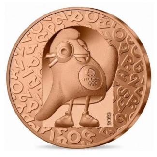 1/4 Euro Francúzsko 2023 - OH 2024 - Maskot (UNC)